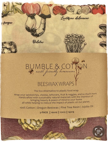 BEESWAX WRAPS 3-pack Food&Fungi 