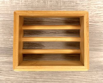 Bamboo Dish-Soap Tray for Solid Dish Soap