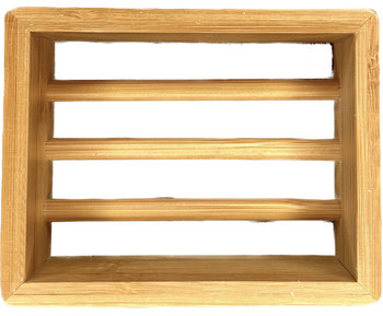 Bamboo Dish-Soap Tray for Solid Dish Soap