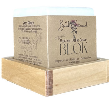 Bamboo Dish Soap Holder || BLOK Dish Soap Tray
