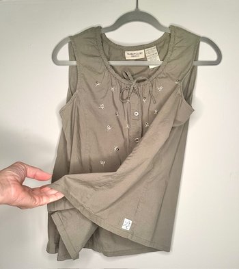 Green&Flowers Cotton Top  ℓαяgє 