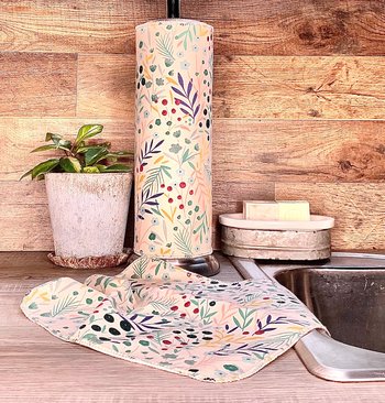 Botanics and Berries Paperless Towels || Unpaper Towels || Eco Sustainable Kitchen Towels