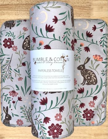 Celestial Rabbits Paperless Towels