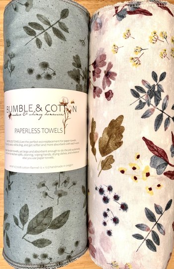 Botanical Leaves Paperless Towels 