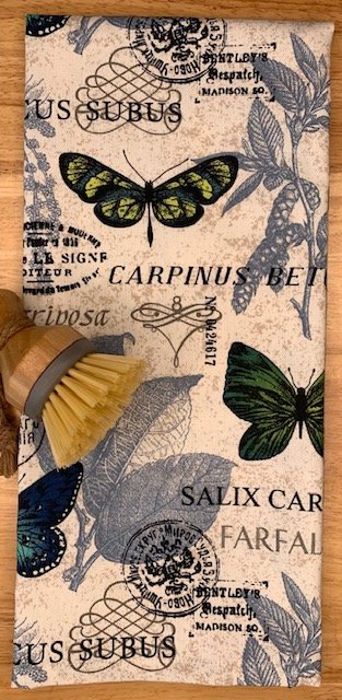 Butterflies Chef Towel || Nature Inspired Kitchen Towel