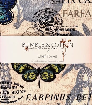 Butterflies Chef Towel || Nature Inspired Kitchen Towel