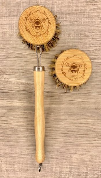Bamboo-Bee Replacement Brush Head Pot Scrub