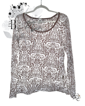 Eggplant&Damask Tee  ℓαяgє 