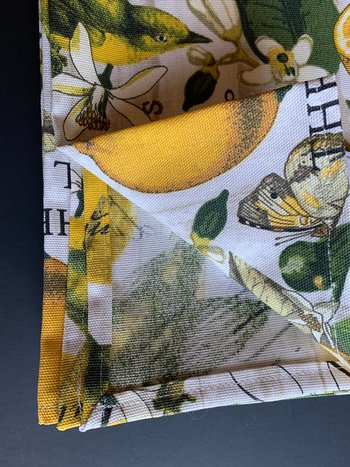 Lemon Kitchen Chef Towel || Nature Inspired Kitchen Towel
