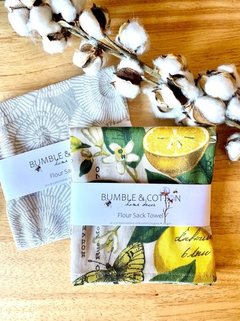 Lemon Kitchen Chef Towel || Nature Inspired Kitchen Towel