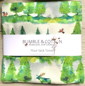 Watercolor Forest Kitchen Towel