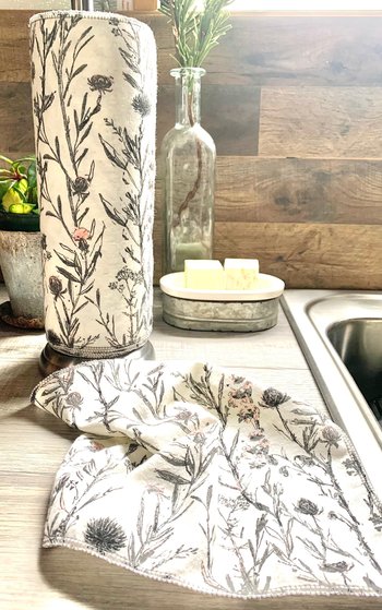 Wild Botanicals Paperless Towels || Unpaper Towels || Eco Sustainable Zero Waste Kitchen