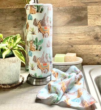Llama's Paperless Towels || Unpaper Towels || Zero-Waste Kitchen