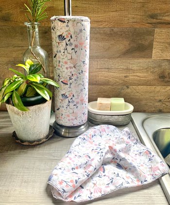 Flower Fairies Paperless Towels || Unpaper Towels || Eco Sustainable Zero Waste Kitchen