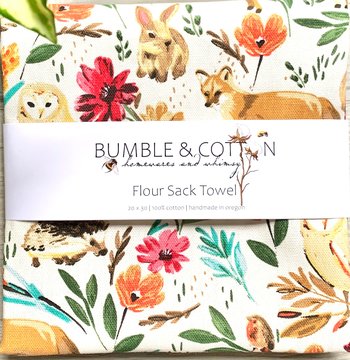Woodland Animals Chef Towel