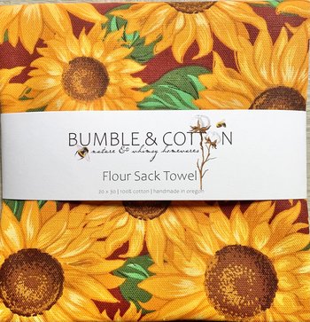 Sunflowers Chef Towel || Nature Inspired Kitchen Towel