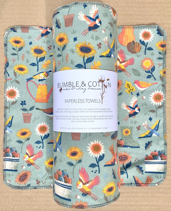 Nature Garden Fun Paperless Towels || Unpaper Towels || Eco Zero-Waste Kitchen