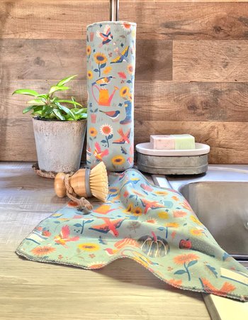 Nature Garden Fun Paperless Towels || Unpaper Towels || Eco Zero-Waste Kitchen