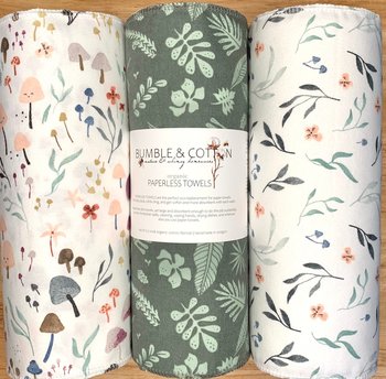 Organic Trio Mushrooms & Botanicals Paperless Towels
