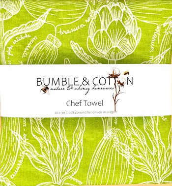 Artichoke Chef Towel || Nature Inspired Kitchen Towel