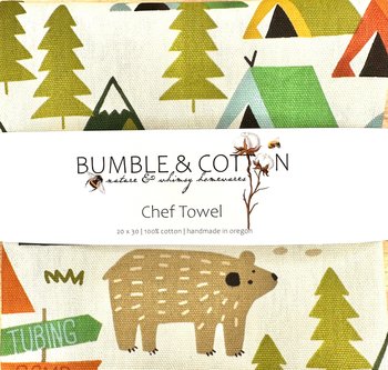 Summertime Fun Chef Towel || Nature Inspired Kitchen Towel