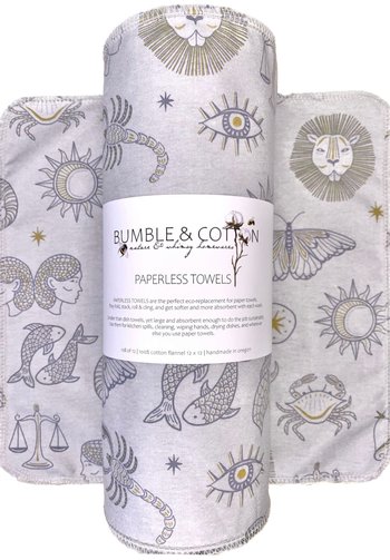 Astrology Paperless Towels || Zodiac Unpaper Towels || Eco Sustainable Zero Waste Kitchen