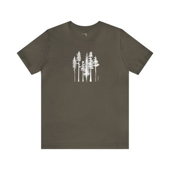 Tree Tee Shirt || Tree Lover T-Shirt || Forest T-shirt || Gender Neutral Gift || Forest Eco Tee