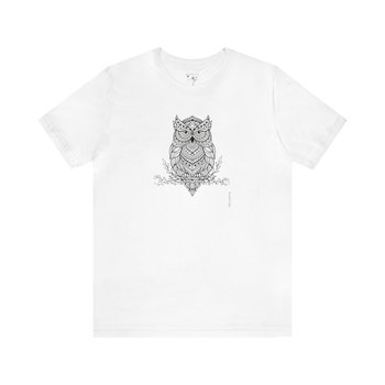 Mandala Owl Tee Shirt || Mandala Owl T-Shirt || Gender Neutral Gift Nature Tee || Owl Lover