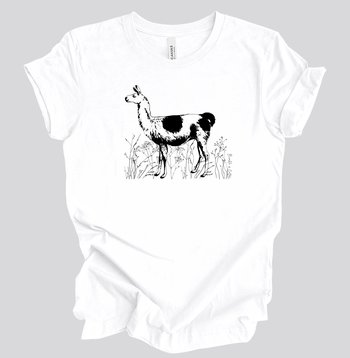 Llama Tee Shirt || Vintage Llama T-Shirt || Llama Lover Gift|| Gender Neutral Gift