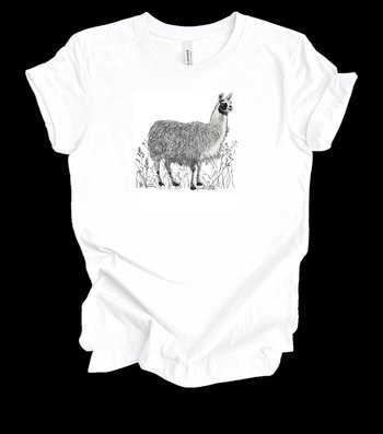 Llovely Llama Tee Shirt || Llama T-Shirt || Llama Lover Tee || Gender Neutral Gift