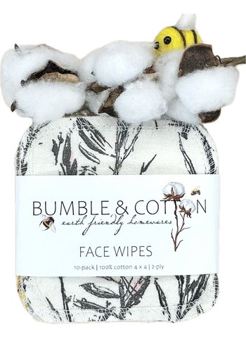 Face Wipes || 4" Reusable Pads || 10-pack