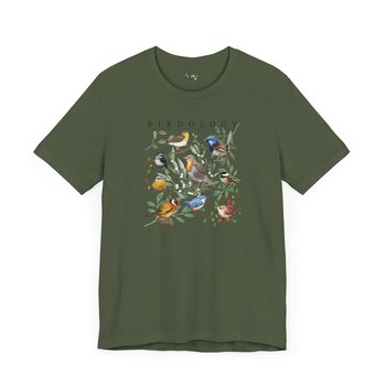 BIRDOLOGY Tee Shirt || Passerine Bird T-Shirt || Study of Birds T-shirt || Gender Neutral Gift