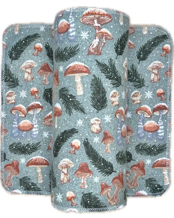 Winter Mushrooms Paperless Towels 