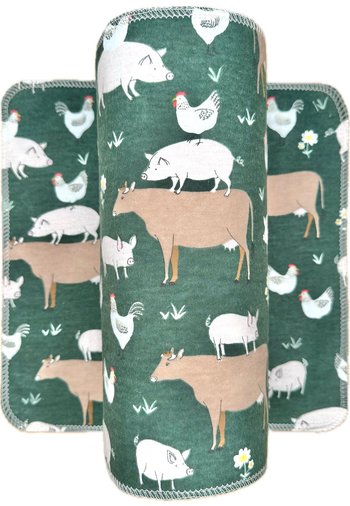 Chickens Pigs & Cows Paperless Towels 