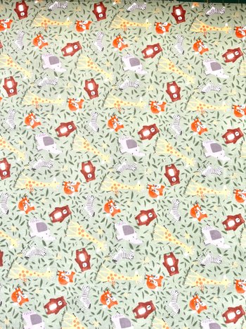 Save the Earth Animal Flannel || Flannel Yardage 