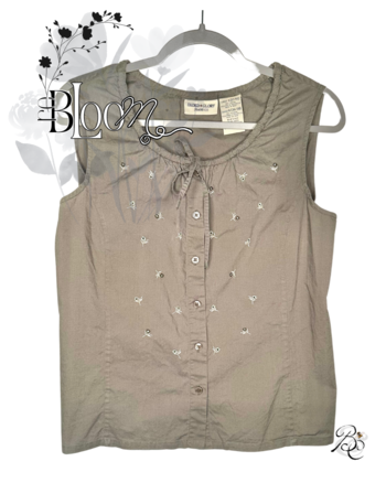 Green&Flowers Cotton Top  ℓαяgє 