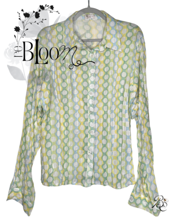 Blue&Green Dots Blouse  χℓαяgє 