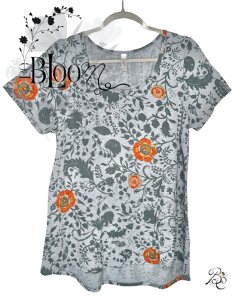 Grey&Botanical Tee  ℓαяgє 