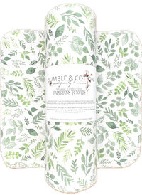 Woodland Leaves Paperless Towels || Reusable Paper Towels || Eco Kitchen Gift 12x12 Sheets || Cloth Napkins