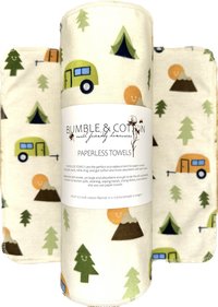 Adventure Time Paperless Towels || Reusable Paper Towels || Eco Sustainable Gifts 12x12 Sheets || Classic Collection