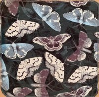 Spooky Butterflies, Moths and Botanicals Paperless Towels || Unpaper Towels || Eco-Friendly Gift || 12x12 Sheets