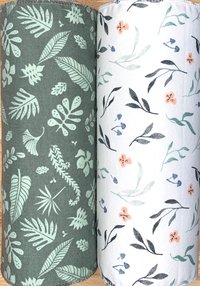 ORGANIC Trio Paperless Towels ||Mushrooms & Botanicals || Unpaper Towels || GOT Certified 12x12 Sheets || Eco-Friendly Gift