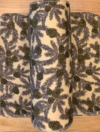 Pinecones & Branches 12x12 Paperless Towels || Reusable Paper Towels || Eco Kitchen Botanical Gift || Classic Collection