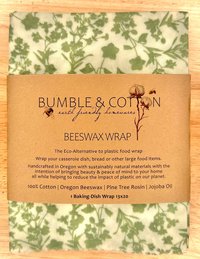 Beeswax CASSEROLE Wrap 13x20 || Plastic-free BAKING·DISH Wrap || Zero-waste Food Wrap
