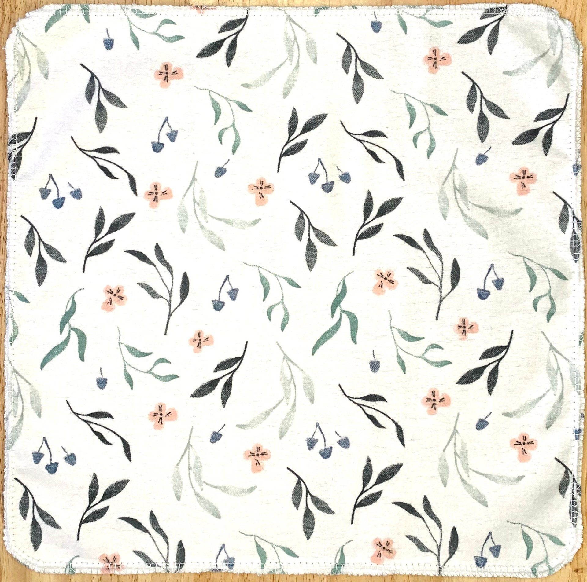 ORGANIC Trio Paperless Towels ||Mushrooms & Botanicals || Unpaper Towels || GOT Certified 12x12 Sheets || Eco-Friendly Gift