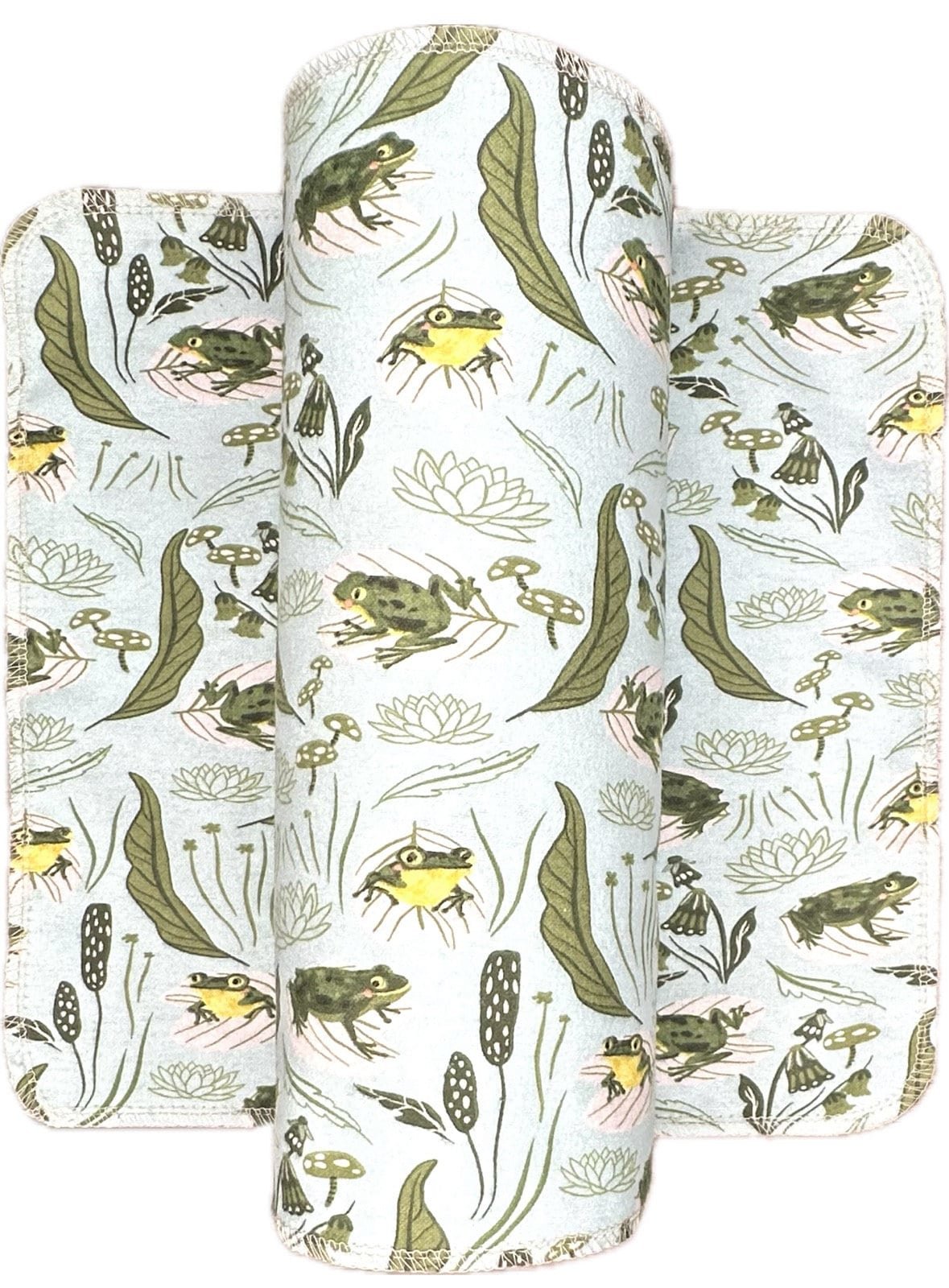 Frogs and Greens Paperless Towels || Reusable Paper Towels || Eco Sustainable Kitchen 12x12 Sheets || Classic Collection