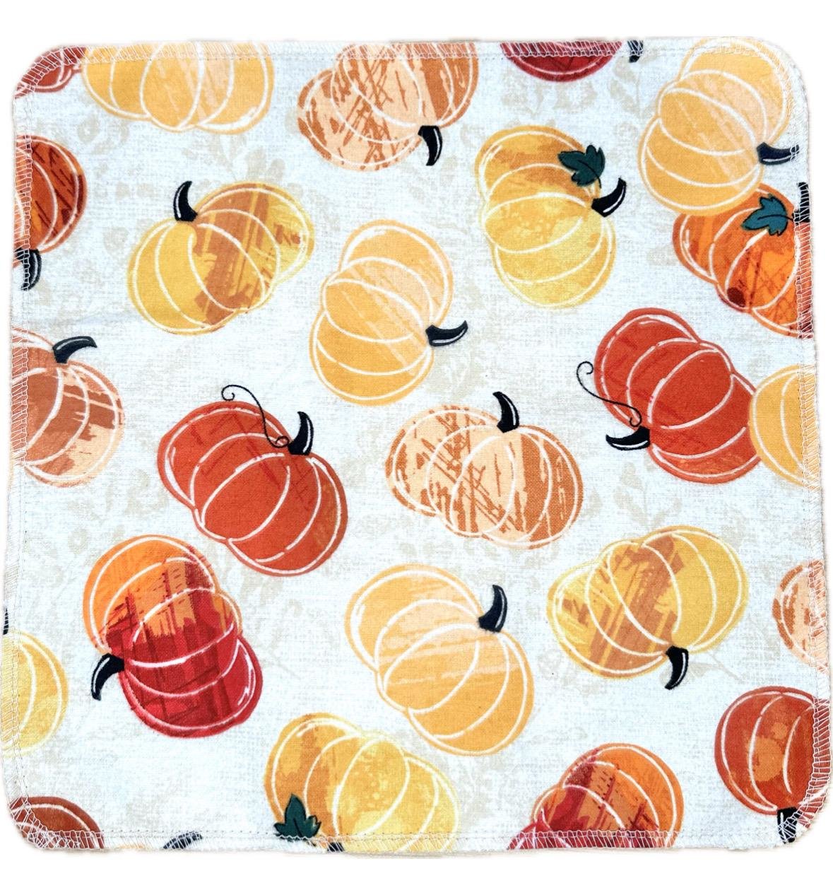 New Pumpkins Paperless Towels || Unpaper Towels || Eco-Friendly Fall Gift || 12x12