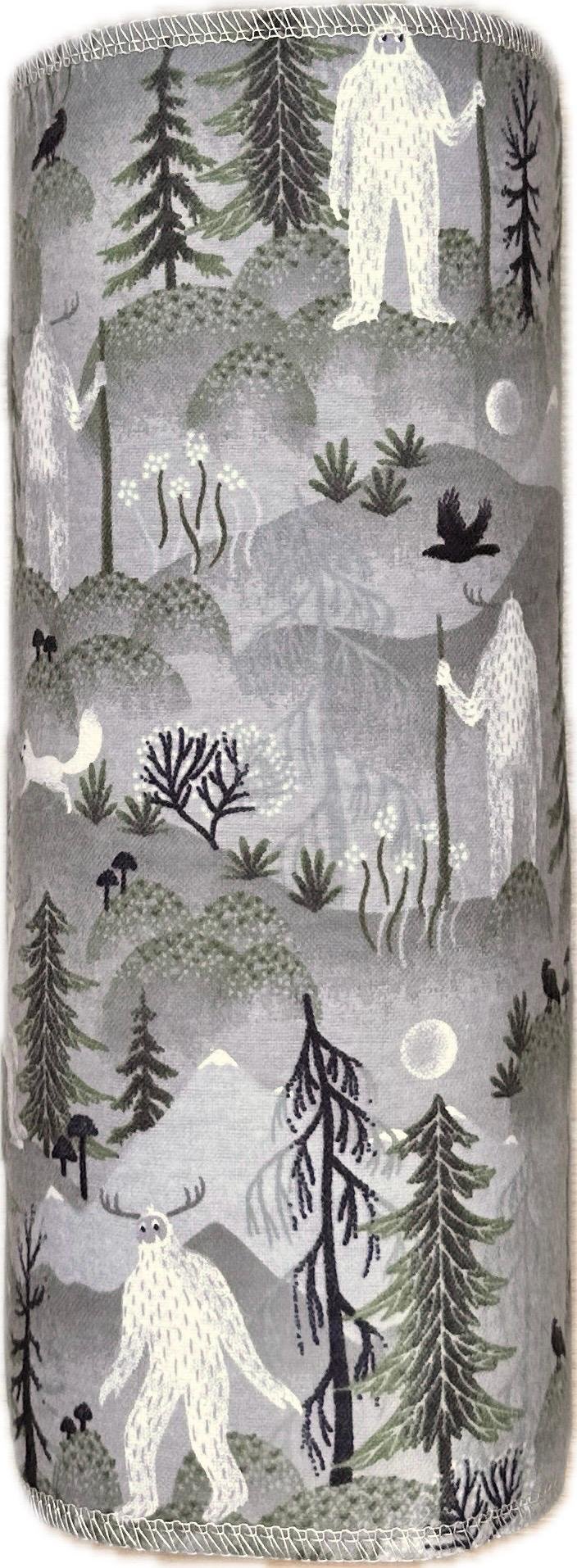 Yeti Winter Paperless Towels || Eco Sustainable Kitchen Gift || Sasquatch Reusable Paper Towels 12x12 Sheets || Classic Collection