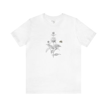 Bee Balm Bumblebee Tee Shirt || Monarda T-shirt || Pollinator Tee || Gender Neutral Gift