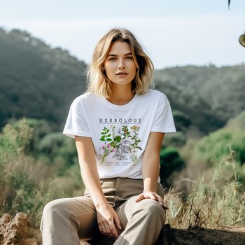 HERBOLOGY Tee Shirt || Herb Tee shirt || Botany T-Shirt || Herbal Gender Neutral Gift Eco T-Shirt